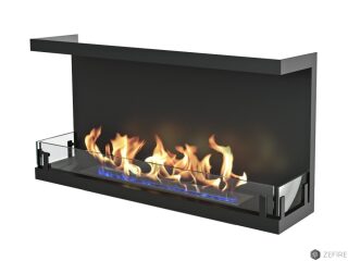 Встраиваемый торцевой биокамин ZeFire Standart 900(Без стемалита)