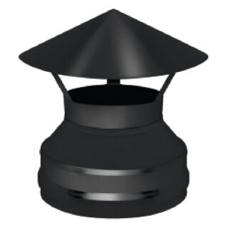 Оголовок Везувий BLACK (AISI 430/0,5мм)(Ø 200/300 мм)