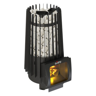 Печь для бани Grill-D Cometa Vega 180 Short Window Max(Котловая сталь)