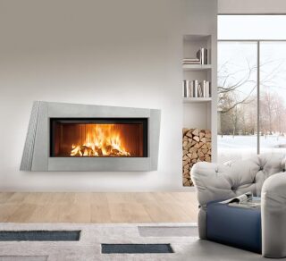 Каминная облицовка Piazzetta SALISBURGO(Цвет керамики Bianco Antico, Для топок MA 264 / MC 120/48)