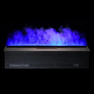 Встраиваемый камин-увлажнитель Schones Feuer FireLine 600 RGB(Нержавеющая панель)