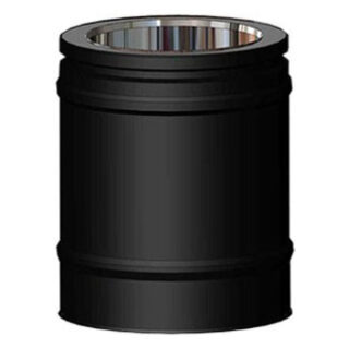 Элемент трубы ЭСТЕТ (250 мм) Schiedel Permeter 25(Диаметр Ø 200/250 мм, Цвет Чёрный цвет)