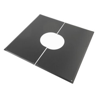 Декоративная пластина Везувий BLACK (AISI 430)(Диаметр Ø 300 мм, Угол 35°- 45°)