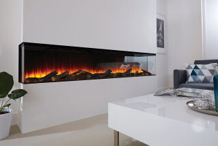 Электрический очаг British Fires New Forest 2400(Signature logs (керамические дрова))