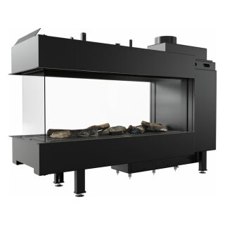 Каминная топка Kratki LEO/LP/100/TUNEL/G31/37MBAR (баллонный газ)