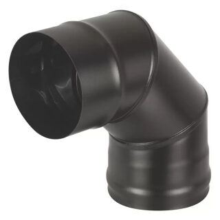 Колено Везувий BLACK (AISI 430/1,0мм) 90°(Ø 150 мм)