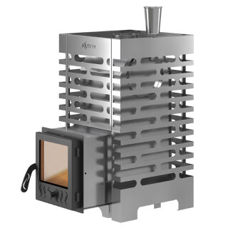 Печь для бани ASTON 16 INOX со стеклом