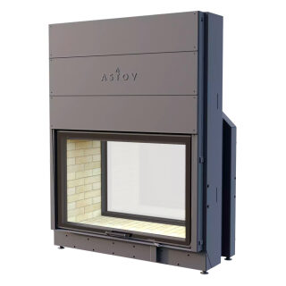 Каминная топка Astov ПТ 12080(Футеровка темная керамика)