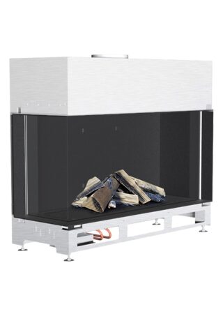 Газовый камин Schmid Ekko G L 100 51(Внутренняя отделка: чёрная, стеклокерамика с зеркальной поверхностью, без светодиодной подсветки)