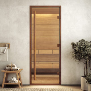 Дверь DoorWood Хамам Aрт Wood 41 Бронза(Размер 2000*700 мм, Расположение Правая)