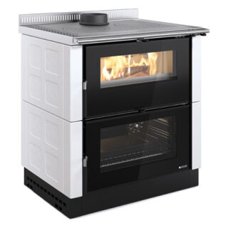 Отопительно-варочная печь La Nordica Verona XXL Maiolica(Бордовый (BORDEAUX))