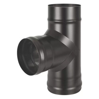 Тройник Везувий BLACK (AISI 430/1,0мм)(Ø 200 мм)