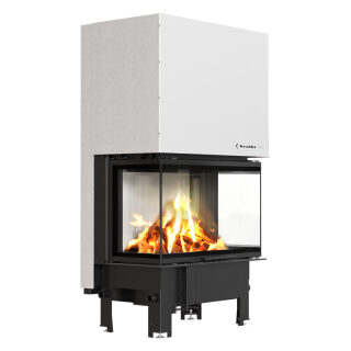 Каминная топка Kratki REGNOR 800/400(Футеровка Черная, Доводчик Нет)