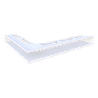 Вентиляционная решетка Astov серия РУ(Ширина 1275, Цвет Серый, Расположение L - левая)