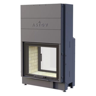 Каминная топка Astov ПТ 7363(Футеровка ШСП (широкие стальные пластины))
