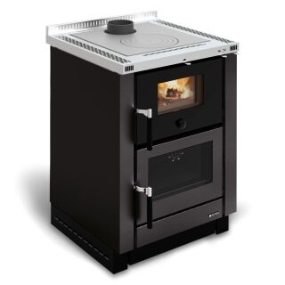 Отопительно-варочная печь La Nordica Vicenza(Цвет Черный (NE-Anthracite Black))