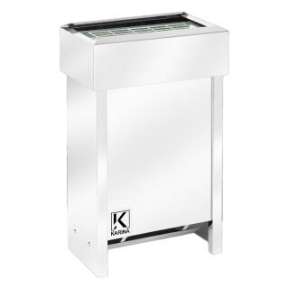 Электрическая печь KARINA Eco 8 кВт 220В в камне змеевик горизонтальный
