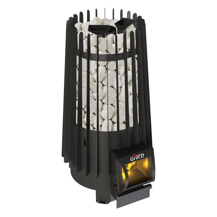 Печь для бани Grill-D Cometa Vega 180 Short(Нержавеющая сталь (Pro))