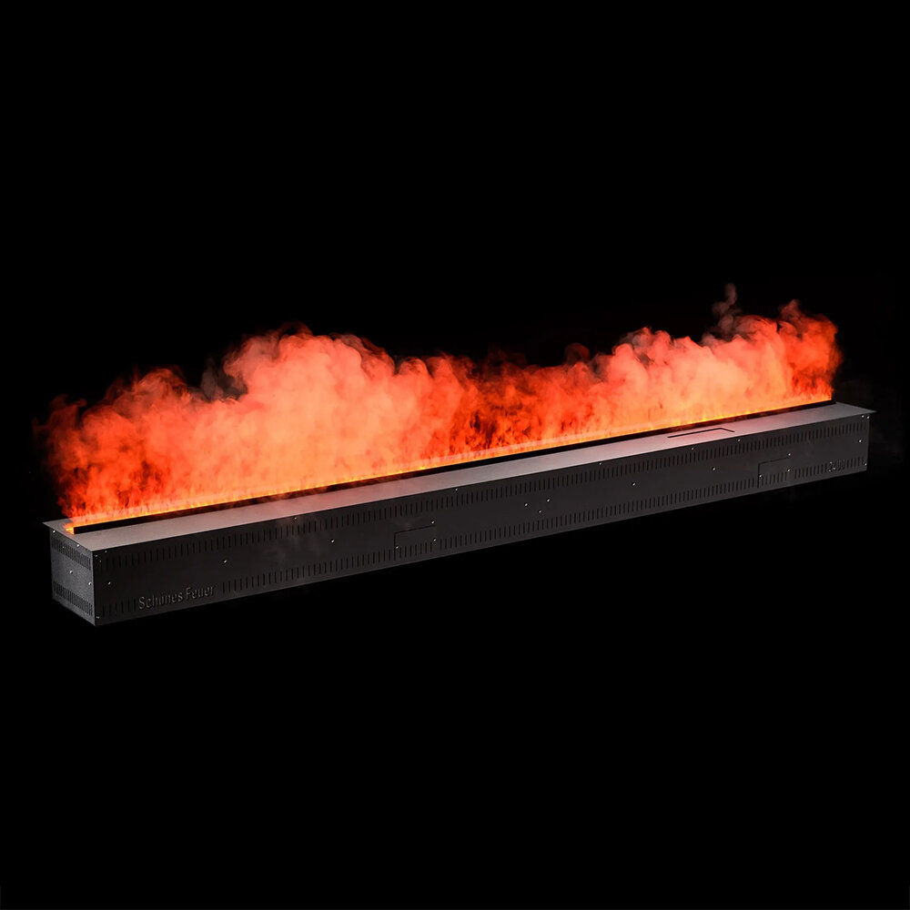 Встраиваемый камин-увлажнитель Schones Feuer FireLine 2400 RGB(Нержавеющая панель)