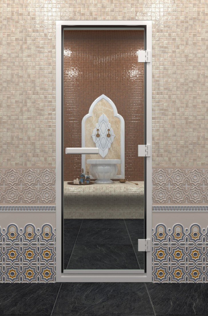 Дверь DoorWood Хамам(Размер 2000*700 мм, Цвет стекла Сатин)