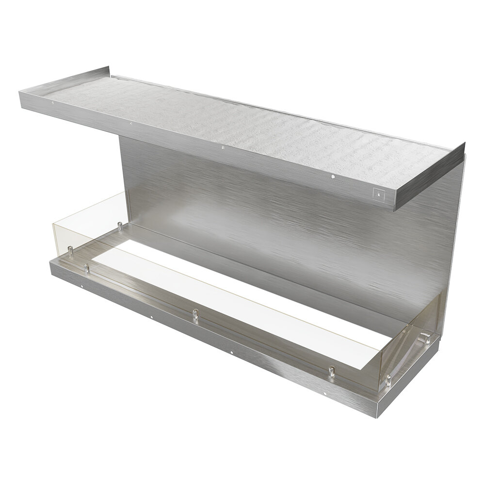 Механический фронтальный короб Airtone (Silver / Серебро)(Размеры 2200 мм)