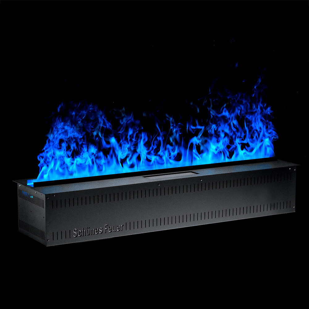 Электрический очаг Schones Feuer 3D Hot Line 1000(Цвет пламени Классический, Панель Нержавеющая)