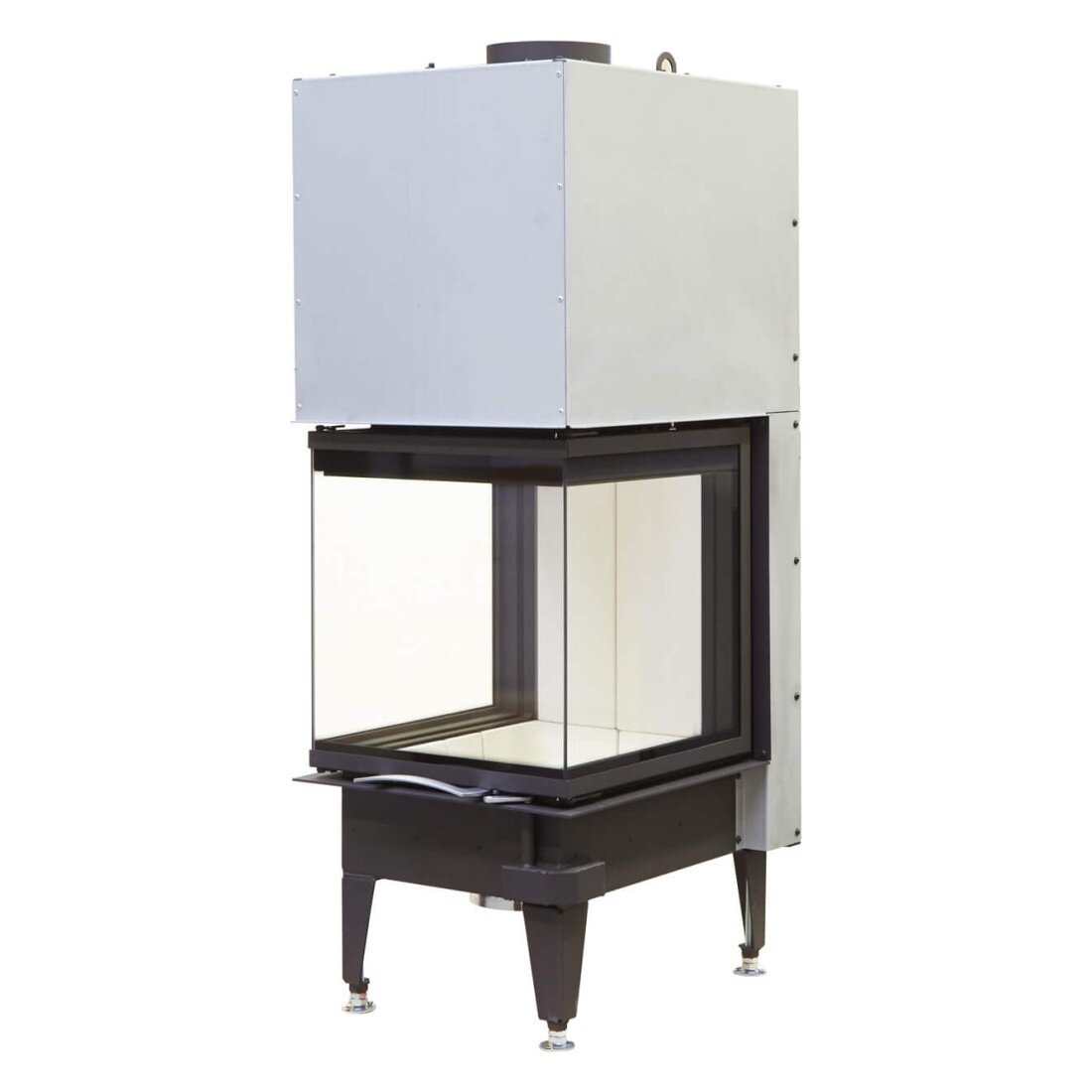 Каминная топка Austroflamm 48x51x51 S3 трехсторонняя(Keramott белый)