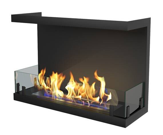 Встраиваемый торцевой биокамин ZeFire Standart 700(Без стемалита)