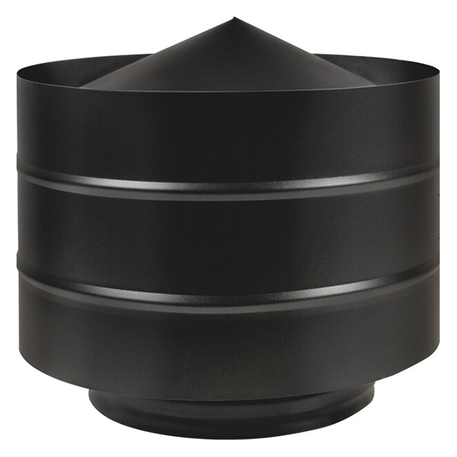 Дефлектор Везувий BLACK (AISI 430/0,5мм)(Ø 115/200 мм)