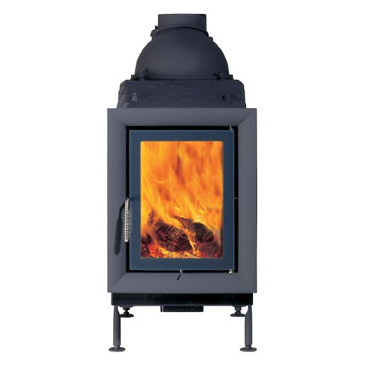 Каминная топка Brunner HKD 5.1 (плоское стекло) (Декоративная рамка, черная)