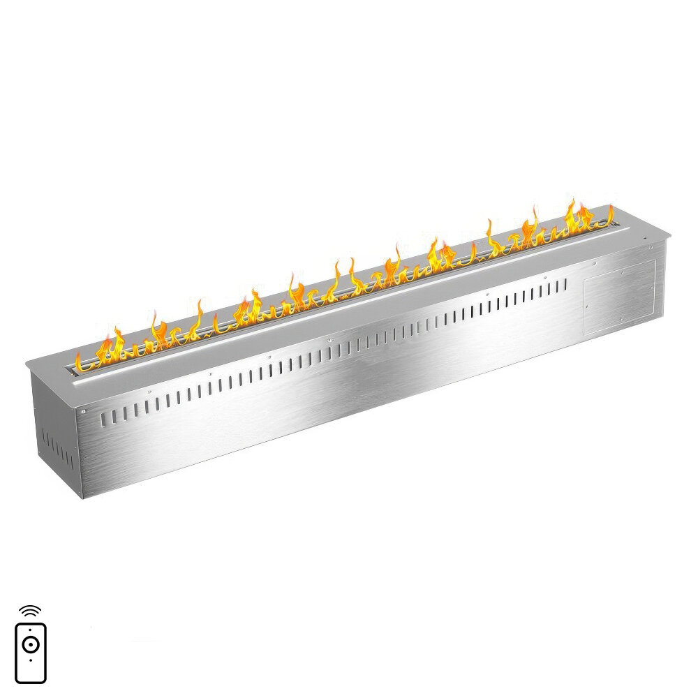 Автоматический биокамин SteelHeat AB Fire Line 1200(Черный)