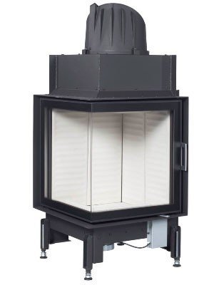 Каминная топка Austroflamm 55x55x57K угловая