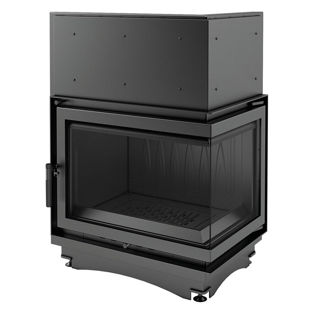 Каминная топка Kratki Zuzia/P/BS (угловое стекло справа)