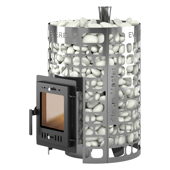 Печь для бани Эверест "Steam Master" 18 INOX (ИНОКС) (210М) б/в