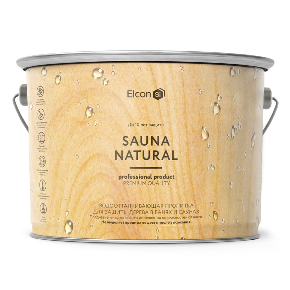Пропитка для древесины ELCON Sauna(2 л Natural)