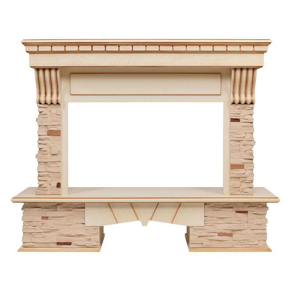 Портал RealFlame Sorento 33 WT(Белый дуб с бежевой патиной (WT-619B))