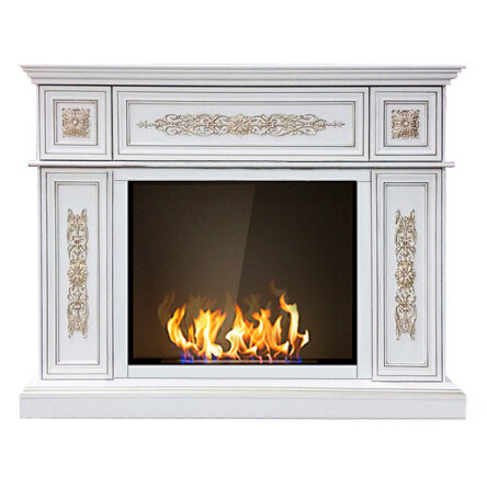 Комплект биокамина ZeFire классический Рассел со стемалитом(Темный дуб)
