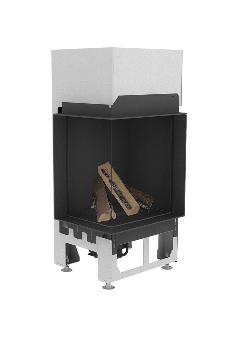 Газовый камин Schmid Ekko G L 45 51(Внутренняя отделка: чёрная, матовая поверхность, без светодиодной подсветки)