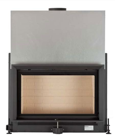 Каминная топка Brunner Stil-Kamin 53/88 К (с подъемом)(Декоративная рама черная)