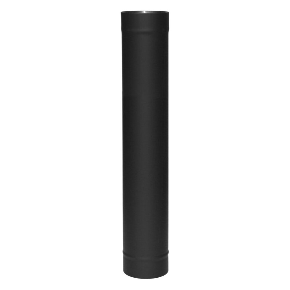 Труба Вулкан VBR L-1000 мм (black, AISI 439/0,8мм)(Диаметр Ø 180 мм)