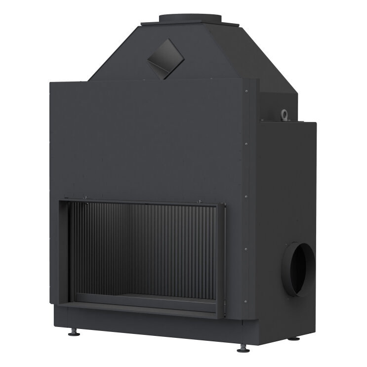 Каминная топка Brunner Urfeuer 50/88(Монтажная рама, черная, 60 мм)