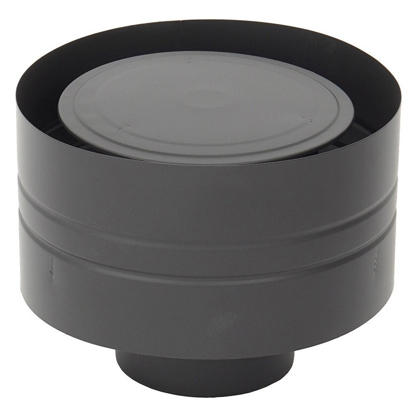 Дефлектор ТиС Моно ДМ-Р, AISI 430 Black(Диаметр Ø 160 мм)