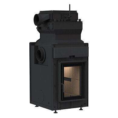 Каминная топка Brunner HKD 2.2 XL SK/h + EAS с шибером(Монтажная рама, нержавеющая сталь)