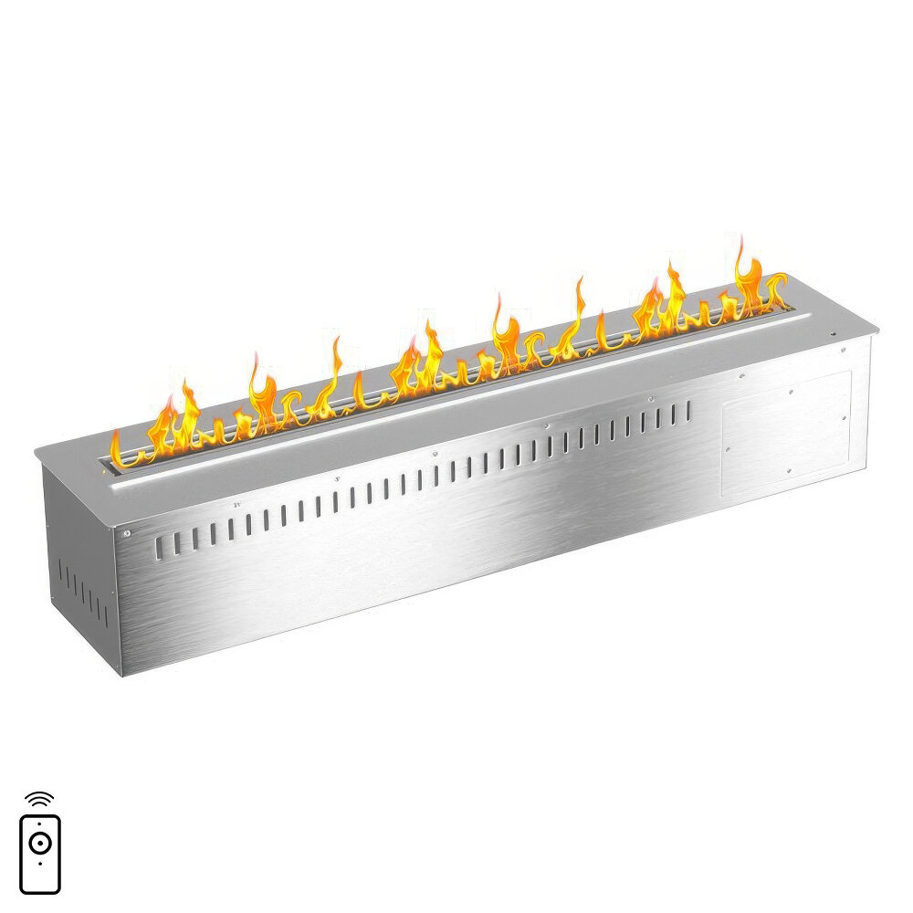 Автоматический биокамин SteelHeat AB Fire Line 900(Серебристый)