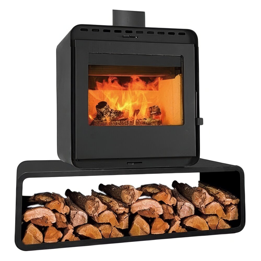 Печь-камин Denner Fire Lumen Nest с дровником