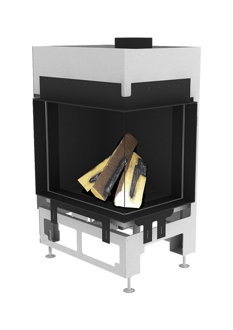 Газовый камин Schmid Ekko G R 67 51(Внутренняя отделка: чёрная, матовая поверхность, со светодиодной подсветкой)