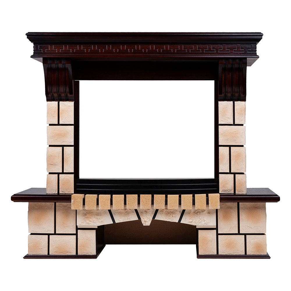 Портал RealFlame Stone Brick 25/25.5 AO(Античный дуб (AO-257))