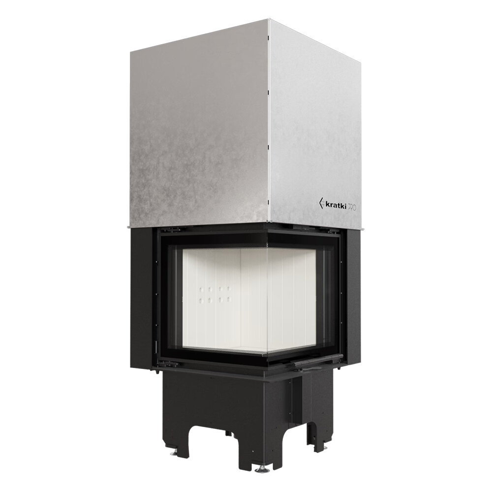 Каминная топка Kratki VNL/480/480/L(Черная футеровка)