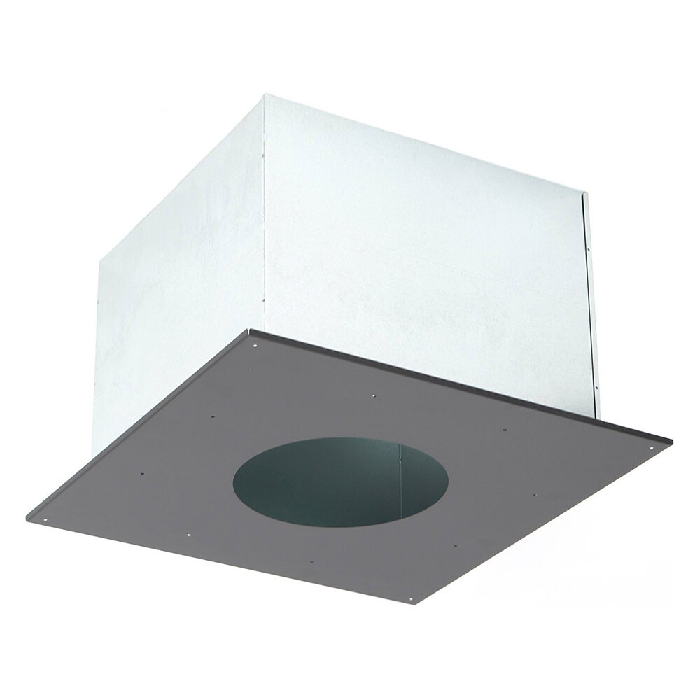 Проход перекрытия универсальный ТиС ППУ-Р, AISI 430 Black(Ø 130-150 мм, 480х480)