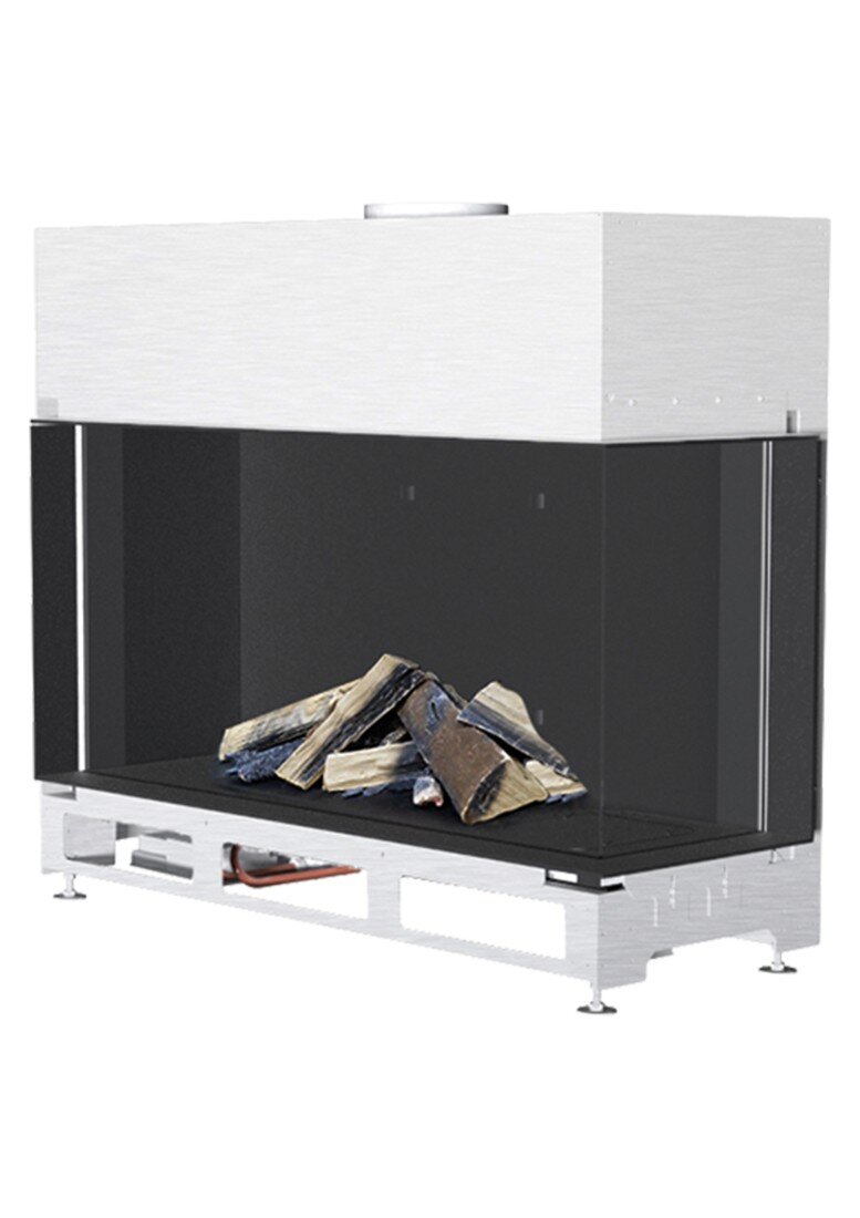 Газовый камин Schmid Ekko G R 100 51(Внутренняя отделка: чёрная, матовая поверхность, без светодиодной подсветки)